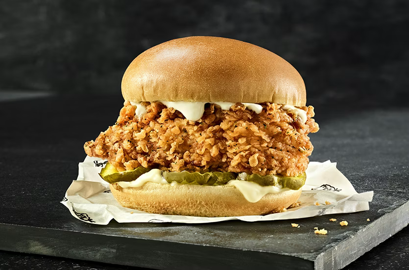 Famous Chicken Sandwich KFC Canada